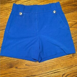 White House Black Market Royal Blue High Waist Shorts